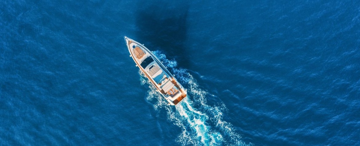 speedboat on water