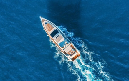 speedboat on water